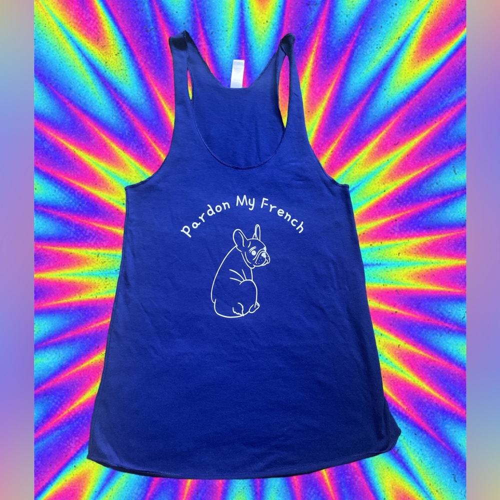 Pardon my French tank top